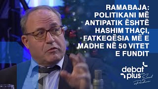 Ramabaja: Politikani më antipatik është Hashim Thaçi, fatkeqësia më e madhe në 50 vitet e fundit