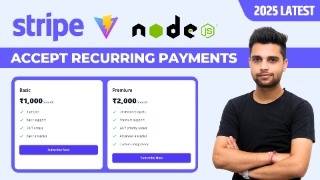 🔥 Master Stripe Subscriptions with React & Node.js | Full-Stack Integration Tutorial [2025] 💳