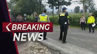 BREAKING NEWS - Polda Jawa Barat Gelar Olah TKP Kecelakaan Bus Pelajar di Ciater Subang