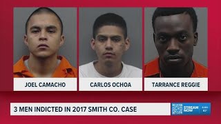 3 men indicted for murder in 2017 Smith County robbery and shooting, DA's Office says