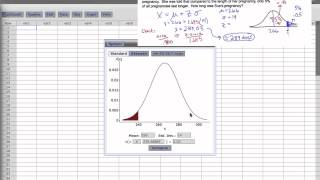 Using StatCrunch to Solve Applications of the Normal Distribution (Part 2: Given the Area)