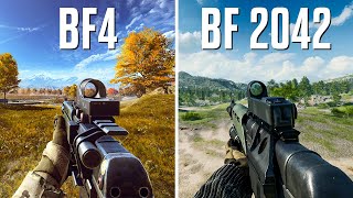 AEK-971 Weapons Comparison - Battlefield 4 vs Battlefield 2042 (EA Origin)