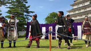 島原城7万石武将隊ほか 20180520〜交流イベント天真乱漫③合同でおりえんてーしょん