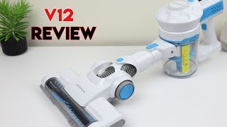 Jashen Cordless Vacuum Cleaner V12 Review \u0026 Demonstration