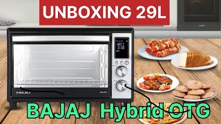 Unboxing Bajaj 29L Hybrid OTG detail of sizes and accessories | Bajaj Oven #bajaj #otg #best