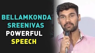 Bellamkonda Sreenivas Powerful Speech At Panchabhoothalu Song Launch | Saakshyam Movie | Pooja Hegde