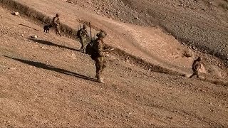 Airfield Defence Guards on Patrol in Uruzgan