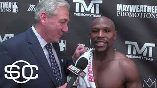 Floyd Mayweather's post-fight interview after defeating Conor McGregor | SportsCenter | ESPN
