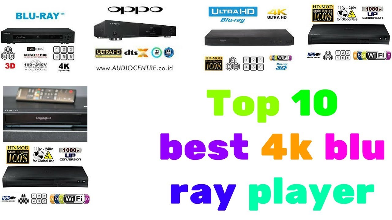 Top 10 Best 4k Blu Ray Player - YouTube