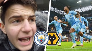 RED CARD CONTROVERSY | MAN CITY 1-0 WOLVES | #PL MATCHDAY VLOG