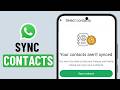 How to Sync WhatsApp Contacts on Android
