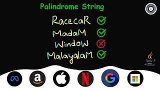 🔄Palindrome String in Java | Best Approach | #java #coding #challenge