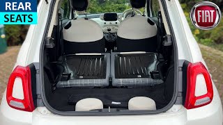 Fiat 500 How to fold down rear seats for loading bigger items