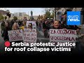 🔴 LIVE | Protest in Belgrade after deadly roof collapse in Serbia | euronews 🇬🇧