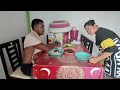 sampai tengah hari suami tetap bersihkan halaman sambal ijo babat sapi terung ungu buat suami