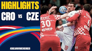 Croatia vs. Czech Republic Highlights | Day 12 | Men's EHF EURO 2020