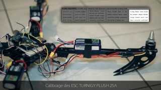 Calibrage des ESC et fonctionnement d'un moteur via Arduino