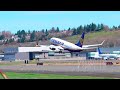 Ryanair 737 MAX 8 Takeoff From Boeing Field