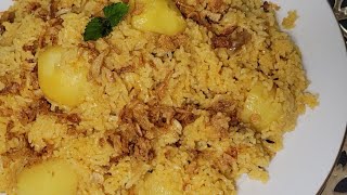 আলু বিরিয়ানি রেসিপি |মাংস ছাড়া বিরিয়ানি |  how to make potato #briyani #recipe #bangladeshi