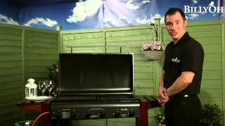 BillyOh Acorn Hooded Gas BBQ Range