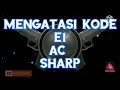 Cara mengatasi AC Kode error' E1 pada AC SHARP