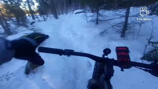 Lapakiston luonnonsuojelualue talvipyöräily, Fatbike