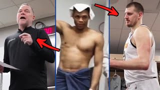 Denver Nuggets Locker Room Celebration After Nikola Jokic Makes Almost Triple-Double vs. Pacers!