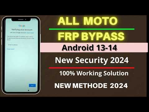 Omitir frp motorola 2024 android 12/13 arreglar la actualización de youtube sin PC