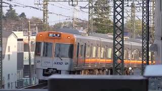 京王井の頭線　1000系1706F編成リニューアル車・1723F編成　吉祥寺駅発車