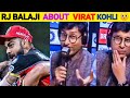 Rj Balaji about Virat Kohli 🥺 | rj balaji trending viral interview 💛 | rj balaji commentary #shorts