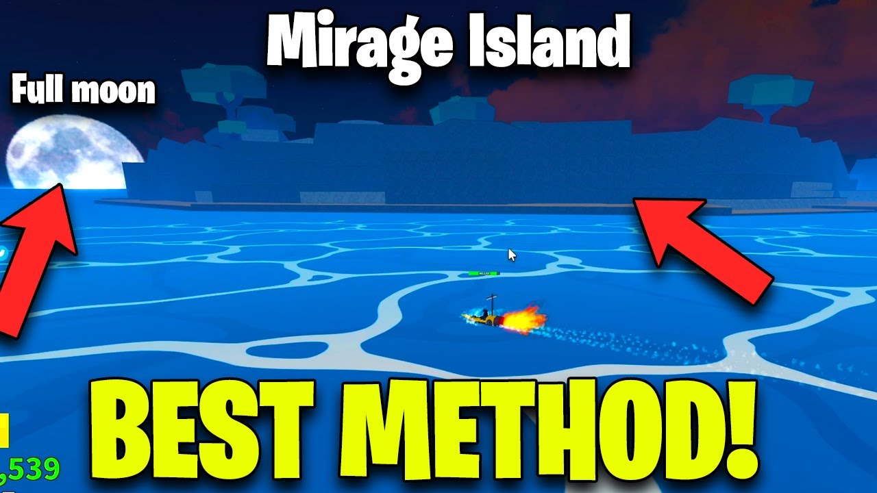 How To Find Mirage Island & Full Moon EVERY TIME! Blox Fruits - YouTube