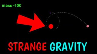 Strangest gravity I've ever seen ! (and made) ... #pygame #python