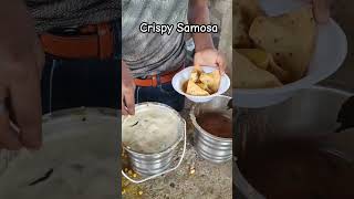 famous crispy samosa @5rs | Morning breakfast | #shorts #streetfood #samosa #foodie