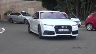 Audi RS7 Performance 605 hp hard Accelerations and Revs