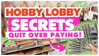 ❌ STOP wasting money at Hobby Lobby! GENIUS hacks to save on DIYs + High-End Designer Dupes!