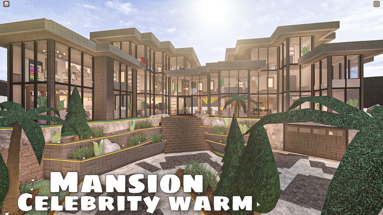 Bloxburg: Mansion Warm Celebrity House || Housebuild - YouTube