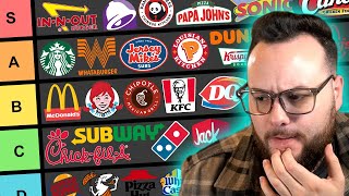 Fast Food Tier List