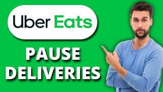 NEW! How to Pause Deliveries on Uber Eats (2025) ⏸️ | Stay in Control of Your Driving Schedule
