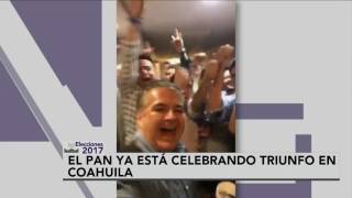 PAN celebra triunfo en Coahuila