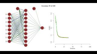 neural network animation in R