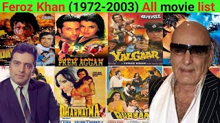 Director Feroz Khan all movie list Collection and budget flop and hit #bollywood #ferozkhan