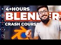 3D Animation Complete Crash Course For Beginners 2024 | Blender 3d Animation