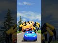 escape from lightning mcqueen jeff gorvette eater _ car ride chase mcqueen jeff gorvette