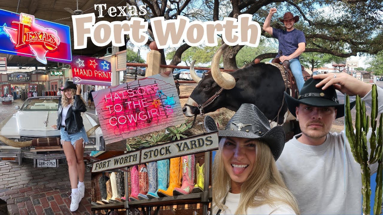 Fort Worth 🇺🇸 Stockyards | Worlds Largest Honky Tonk | Cattle Drive 🐂 ...