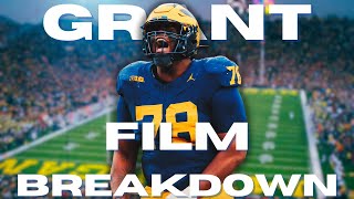 Michigan DT Kenneth Grant | Scouting Report \u0026 Film Breakdown | PFF Analysis Highlights