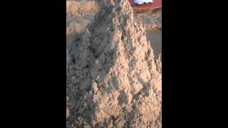 Very cool sand castle creation the dribble castle