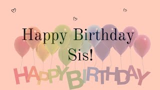 Heart touching birthday wish for sis || Birthday wishes for sister #happybirthday #shorts