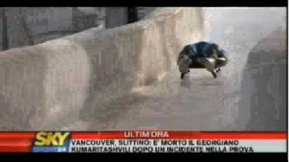 Olimpiadi Invernali di Vancouver 2010 - Nodar Kumaritashvili video incidente
