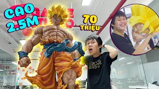 ĐẬP HỘP MÔ HÌNH SON GOKU… 70 TRIỆU, TỈ LỆ 1:1 - CAO 2,5M, NẶNG 200KG!!!