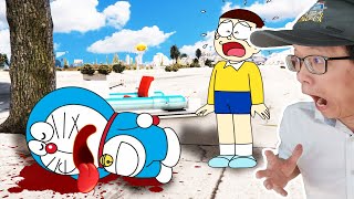 GTA5 是谁杀了哆啦A梦！？ 野比大雄好像知道杀手是谁哟！ 一起来看看吧！ DORAEMON is DEAD ! Who KILL HIM ? (GTA5 Mods)